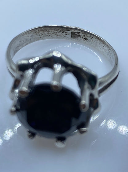 Anillo de Plata Solitario Circonia Negra — Elegancia Atemporal — foto 5