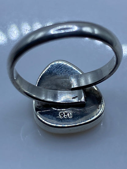 Anillo de Plata Ópalo de Fuego Ajustable — Solitario Taxco — foto 6
