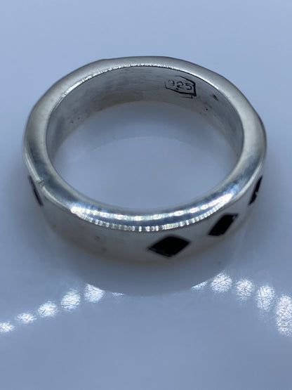 Anillo de Plata Lapislázuli Azul — Diseño Étnico Unisex — foto 5