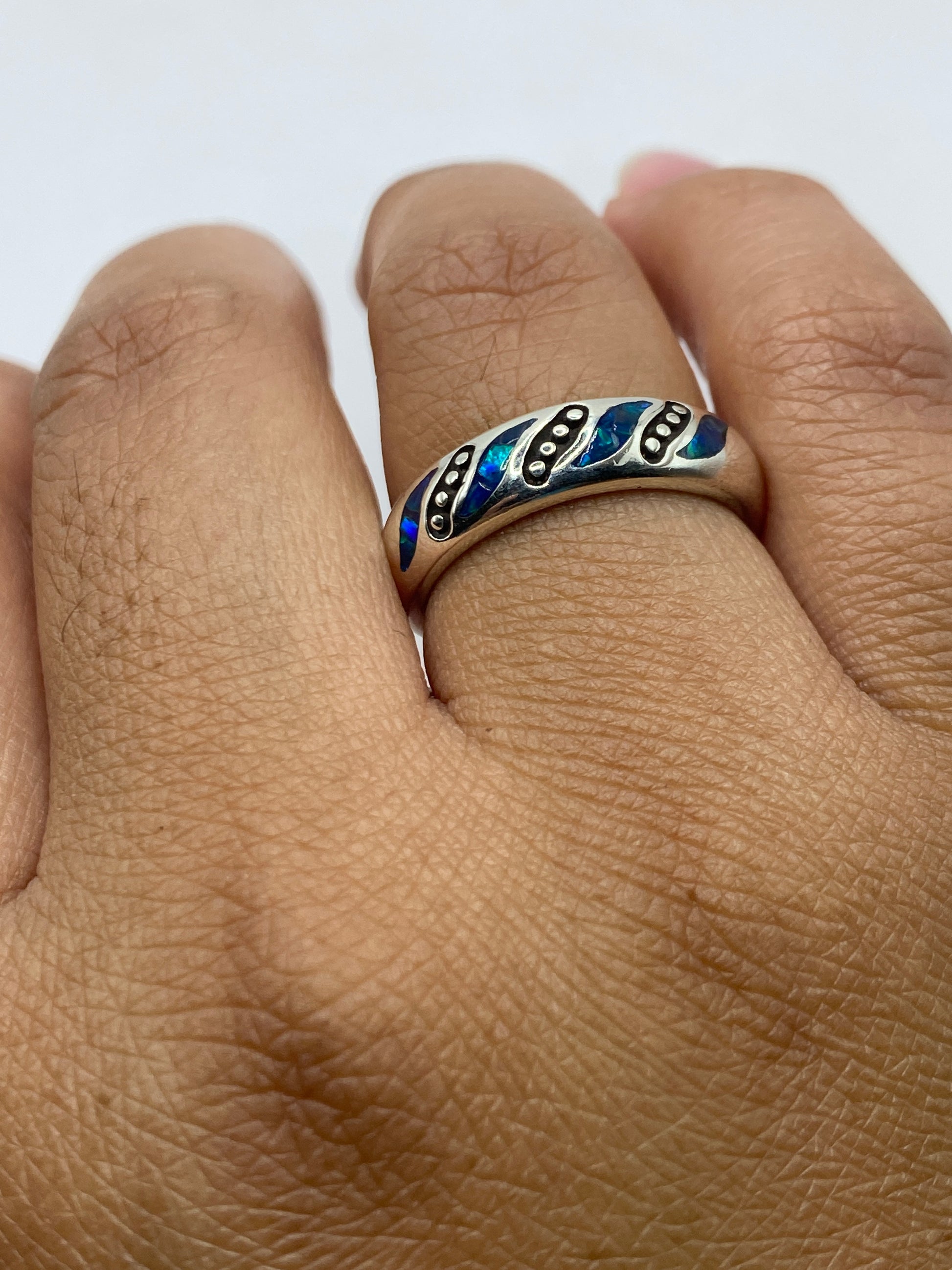 Sello 950 en el interior del anillo de Taxco, plata de máxima pureza