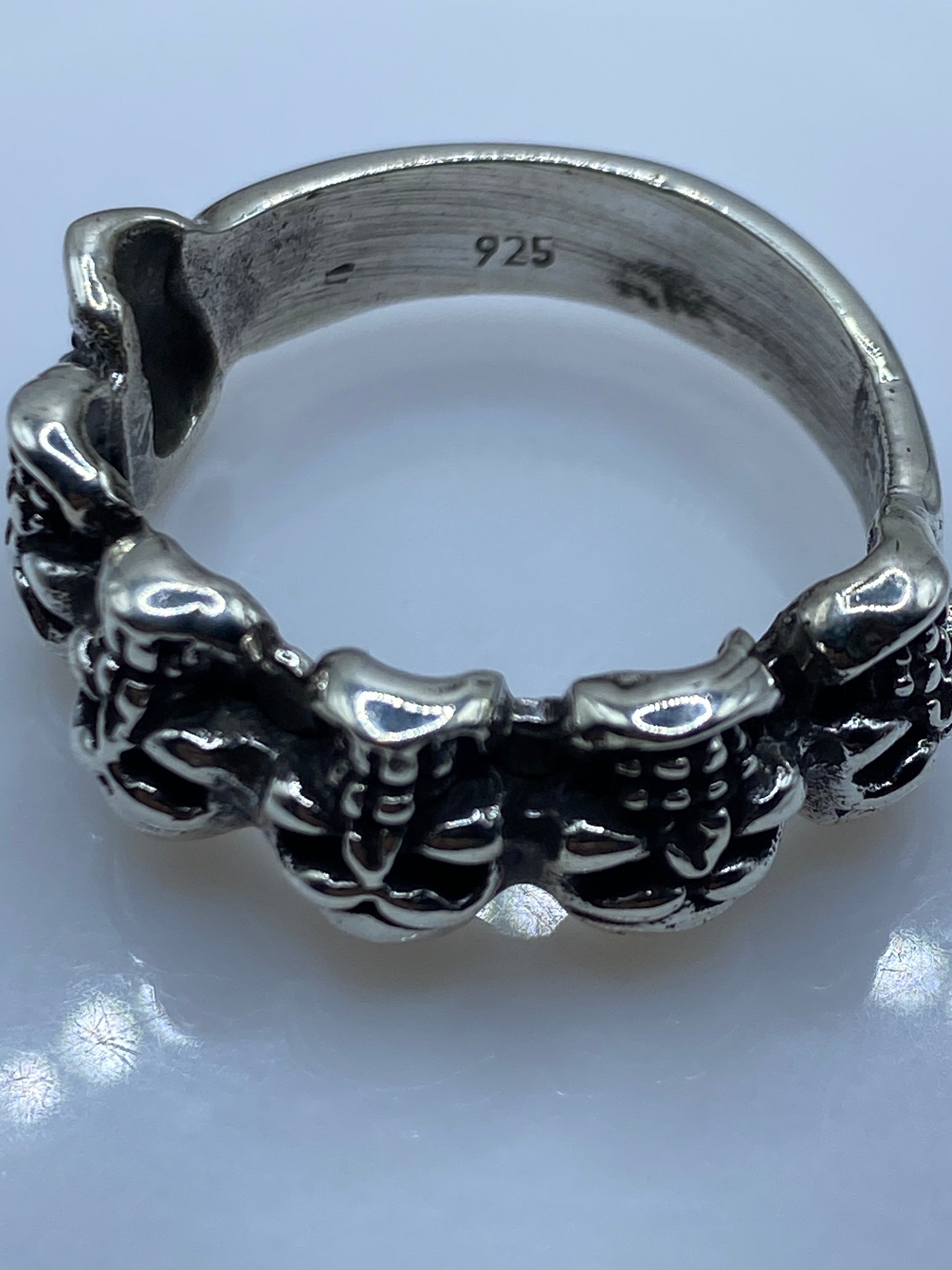 Anillo Calaveras de Plata .925 — Diseño Masculino Taxco — foto 5