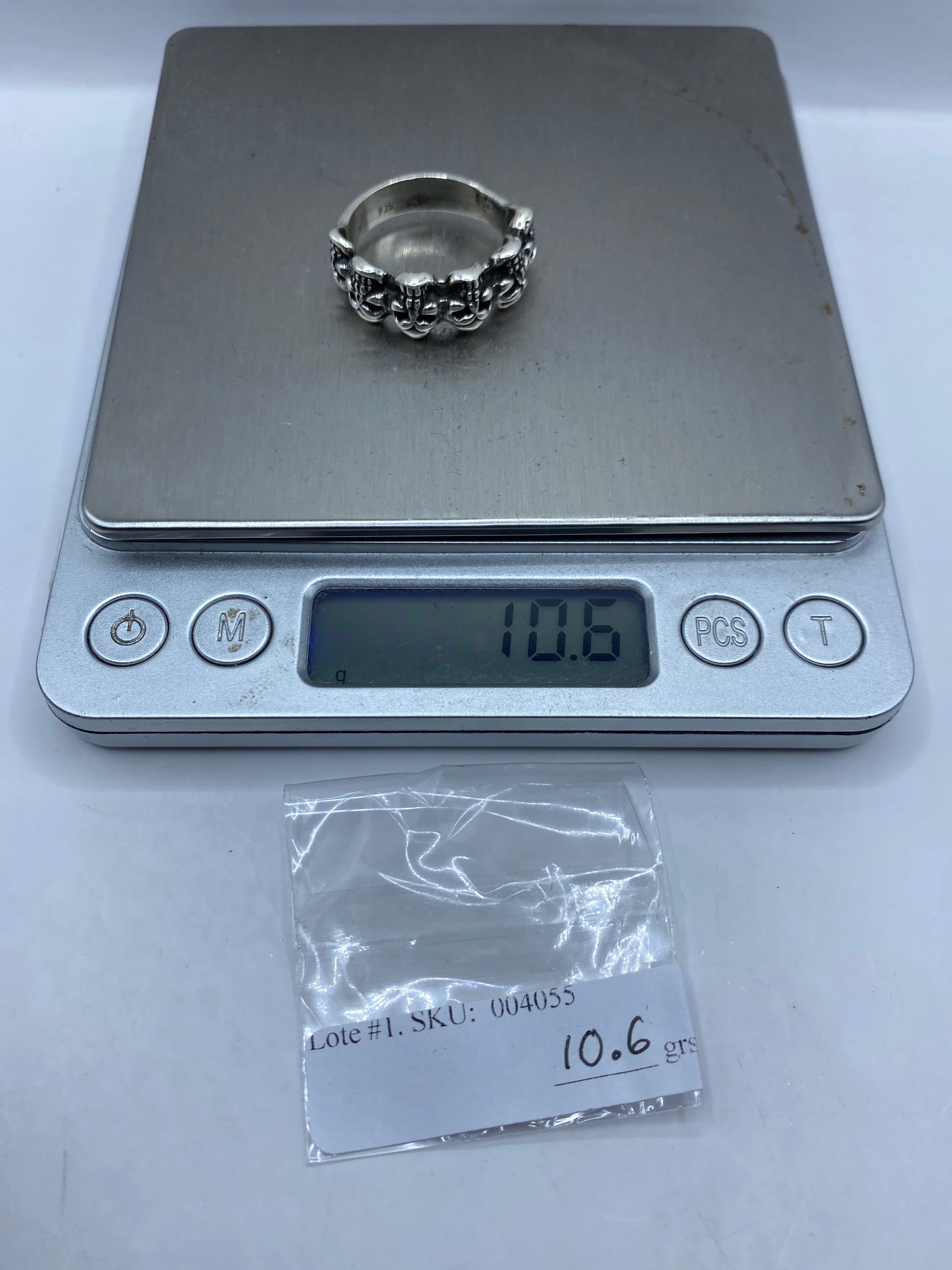 Anillo Calaveras de Plata .925 — Diseño Masculino Taxco — foto 6