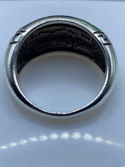 Anillo Plata .950 Ópalo de Fuego Multicolor — Étnico Taxco — foto 5