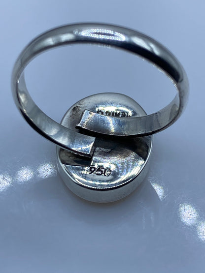Anillo Ópalo de Fuego Ajustable — Plata .950 Pura — foto 5