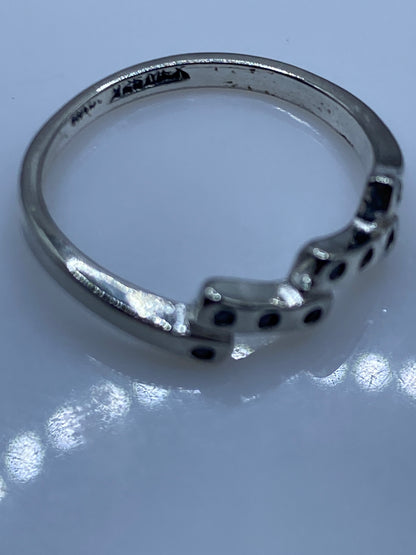 Anillo de Plata con Circonia Blanca — Solitario Minimalista — foto 5