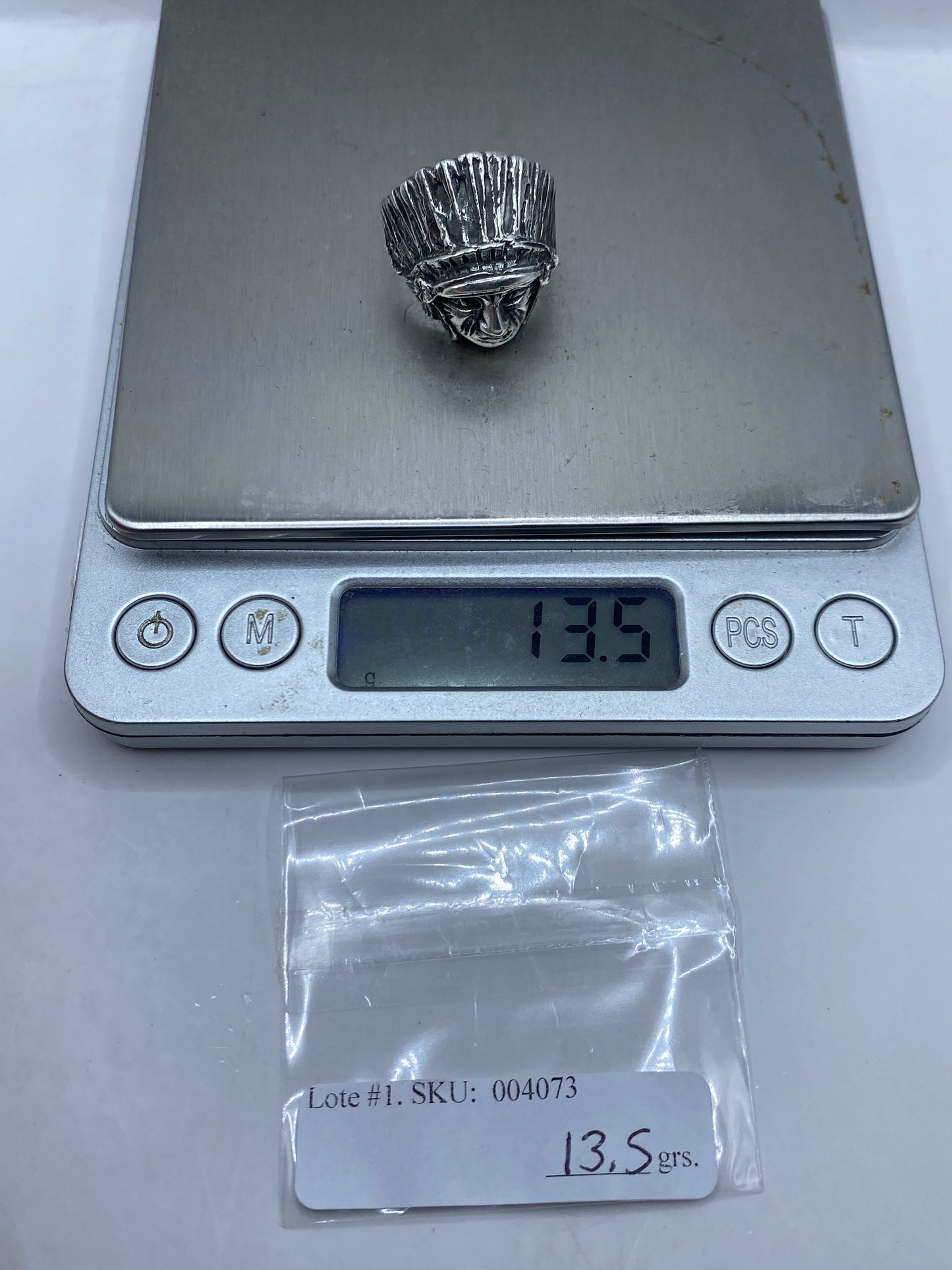 Anillo Guerrero Prehispánico Plata .950 — Taxco — foto 5