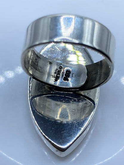 Anillo de Plata Malaquita Verde — Solitario Escultórico Ajustable — foto 5