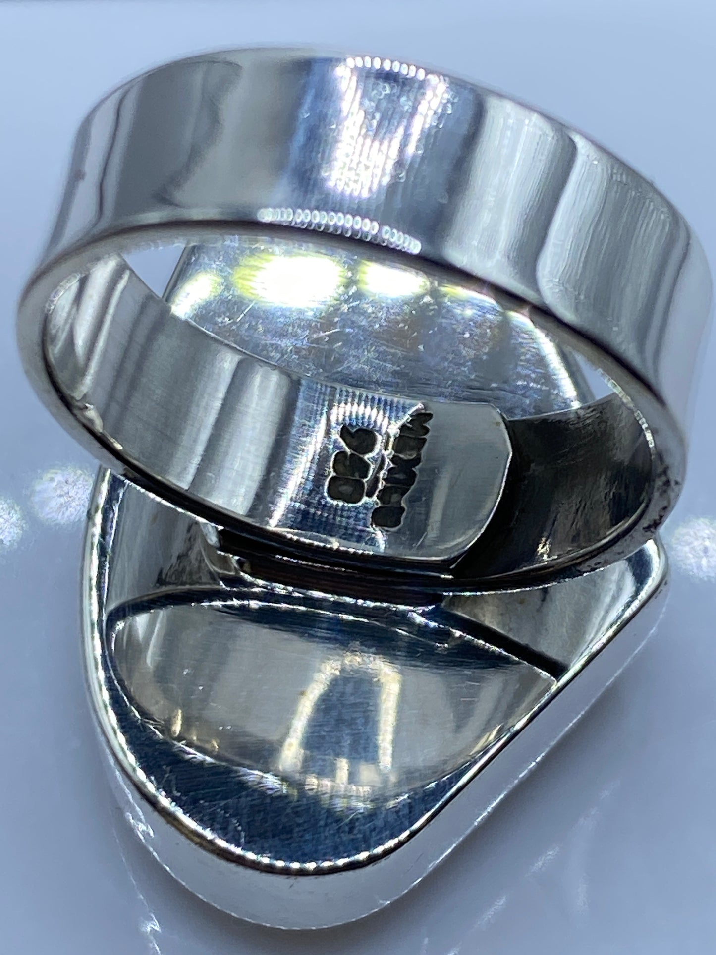 Anillo Ajustable de Plata .950 con Ónix Negro — foto 5