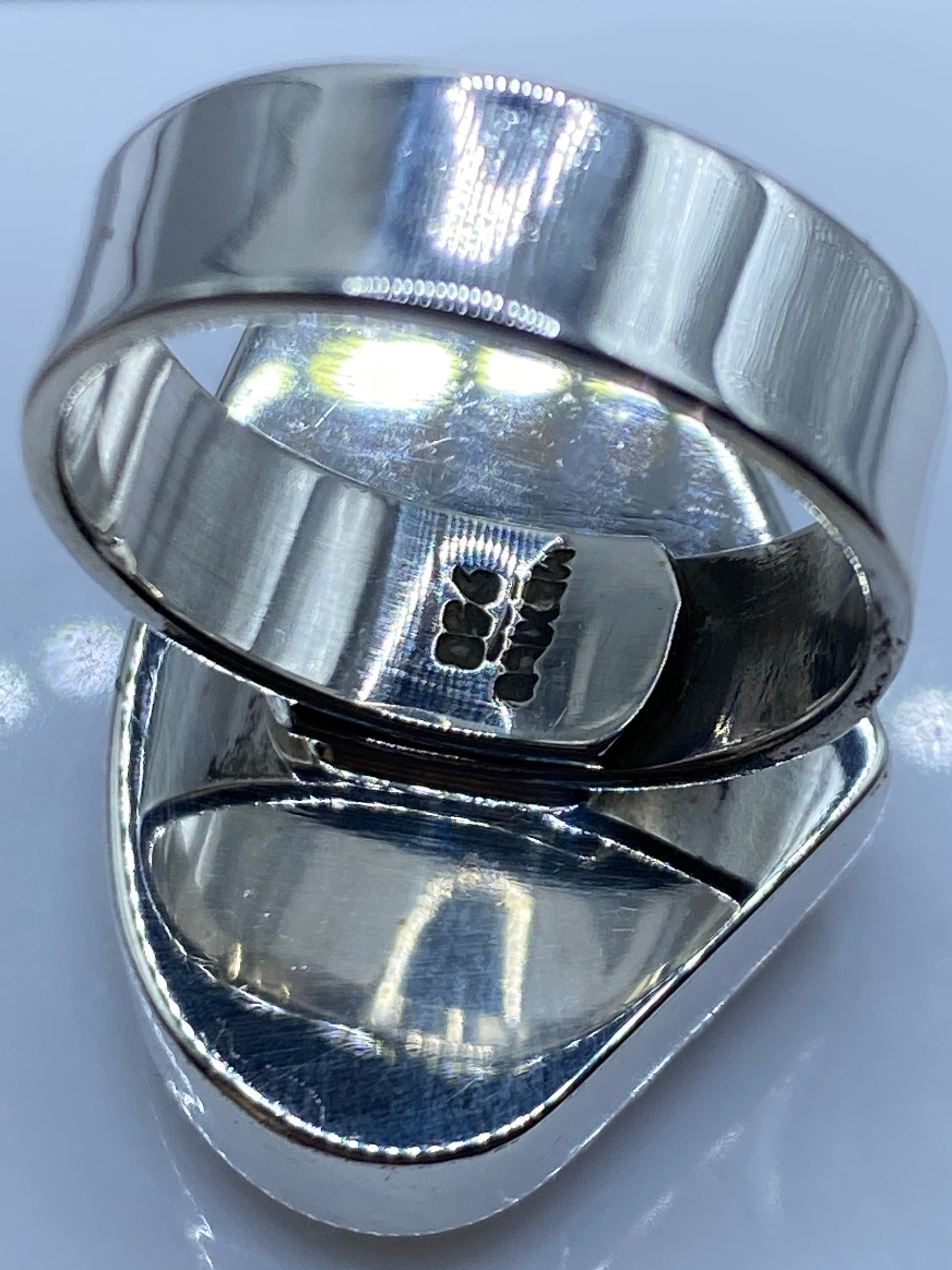 Anillo Ajustable de Plata .950 con Ónix Negro — foto 5
