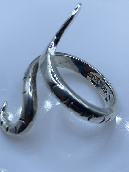 Anillo Ajustable de Plata Serpiente Prehispánica Taxco — foto 5