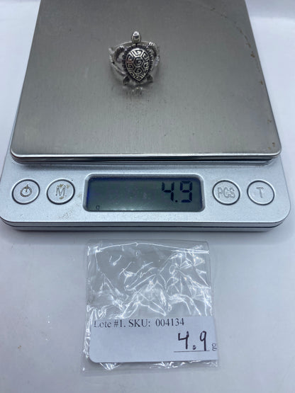 Anillo Tortuga Prehispánica Plata .950 — Diseño Taxco — foto 6