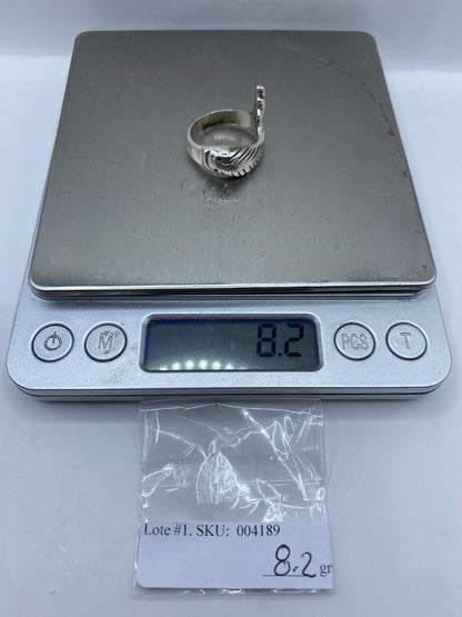 Anillo de Plata Tallado Artesanal — Diseño Étnico Unisex — foto 5