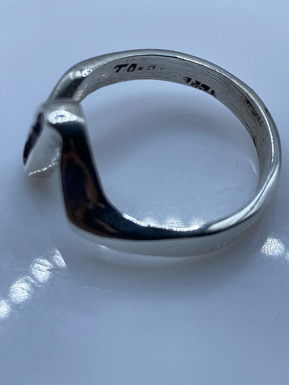 Anillo de Plata V Minimalista — Diseño Moderno Taxco — foto 5