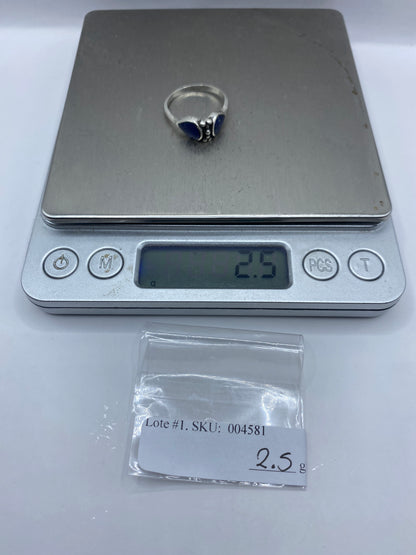 Anillo de Plata con Piedra Azul — Taxco .925 — foto 6