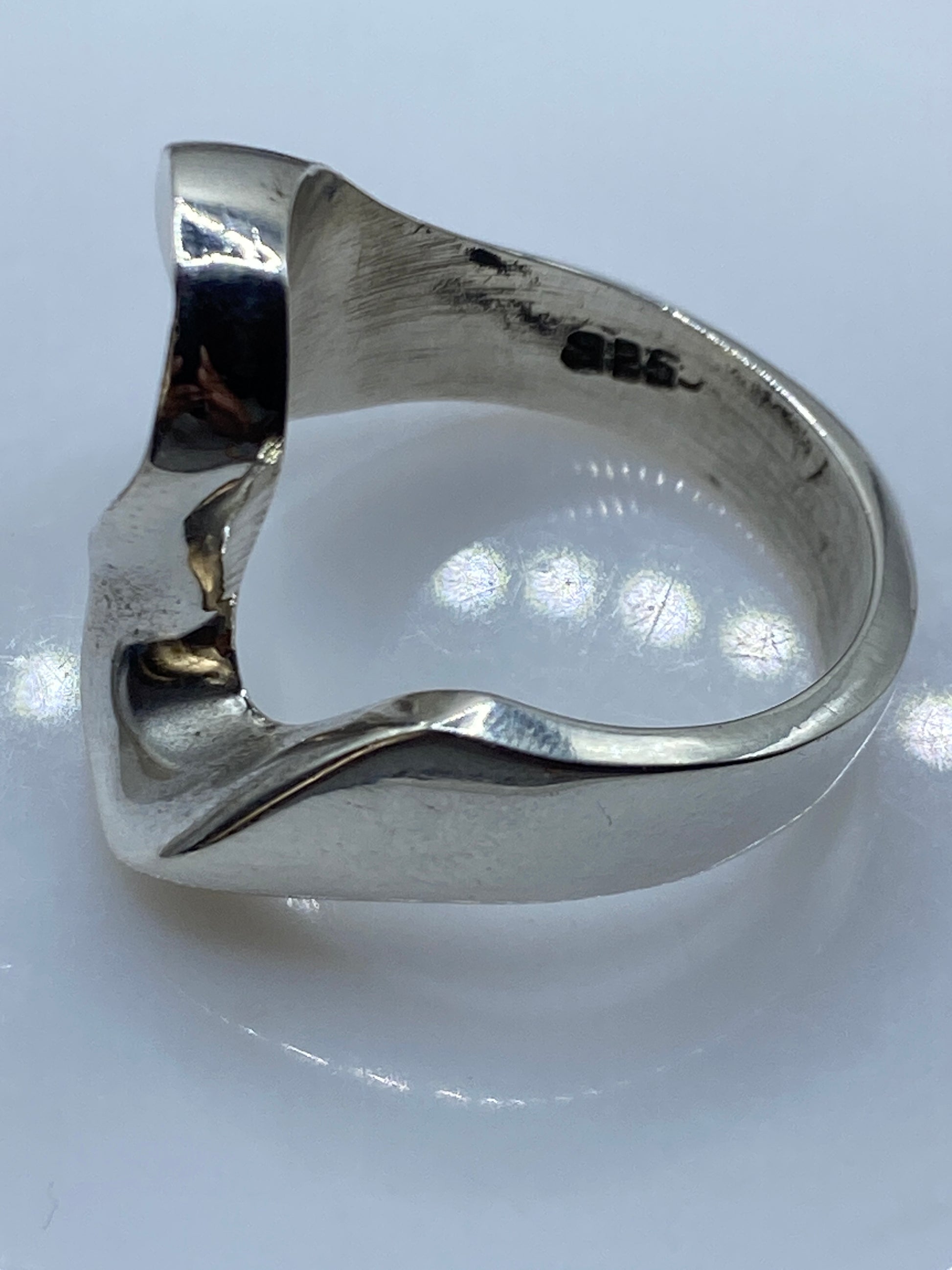 Anillo de Plata Cartoneado Moderno — Taxco .925 — foto 5