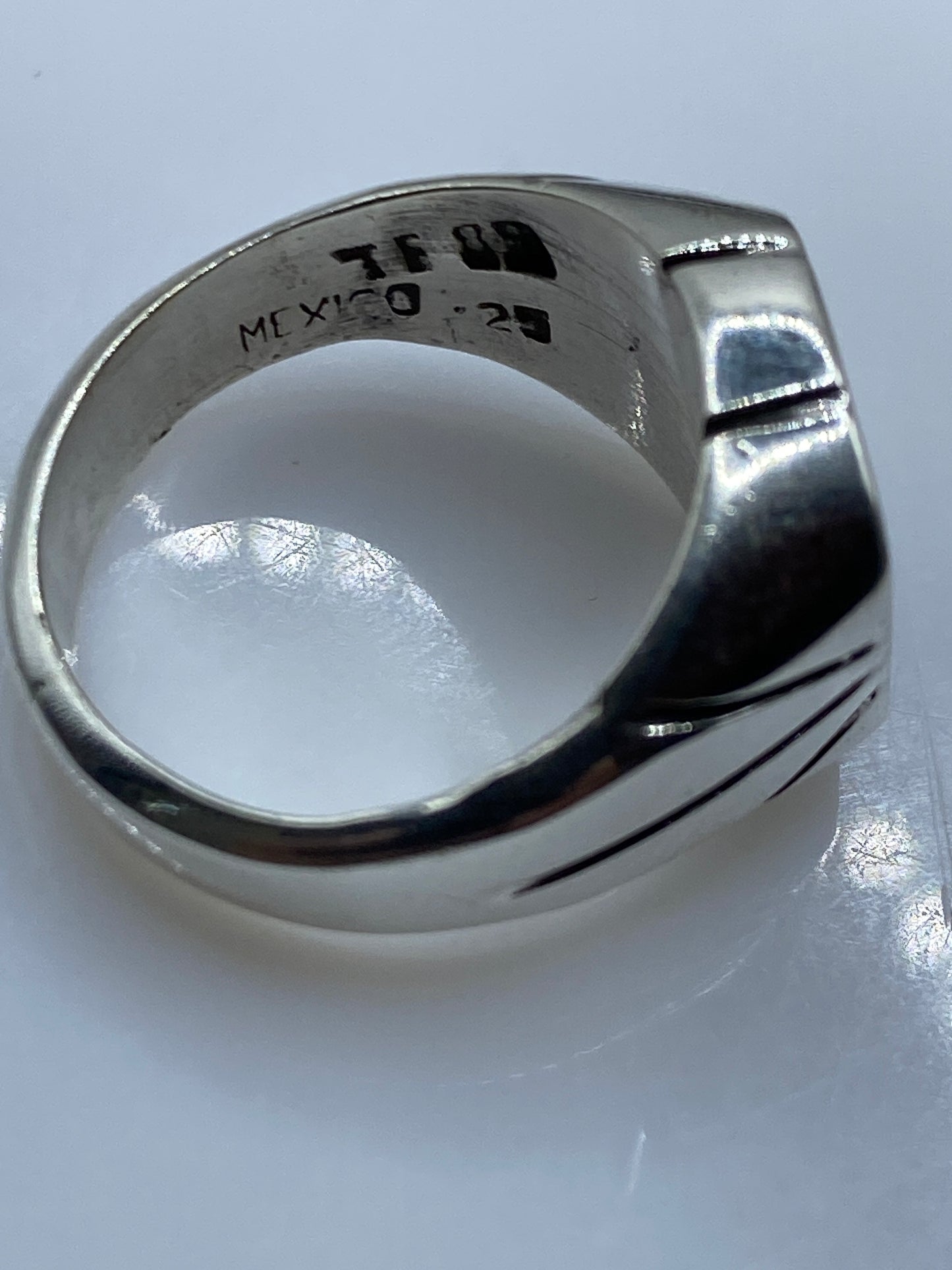 Anillo de Plata .925 con Piedra Azul Engastada — Taxco — foto 5