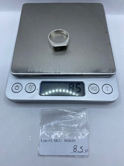 Anillo de Plata con Piedra Engastada — Taxco .925 — foto 6