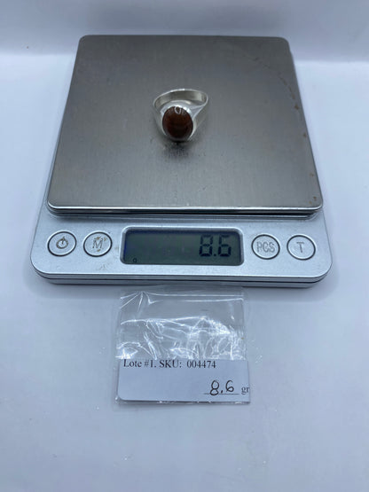 Anillo de Plata .925 con Piedra Café — Taxco — foto 6