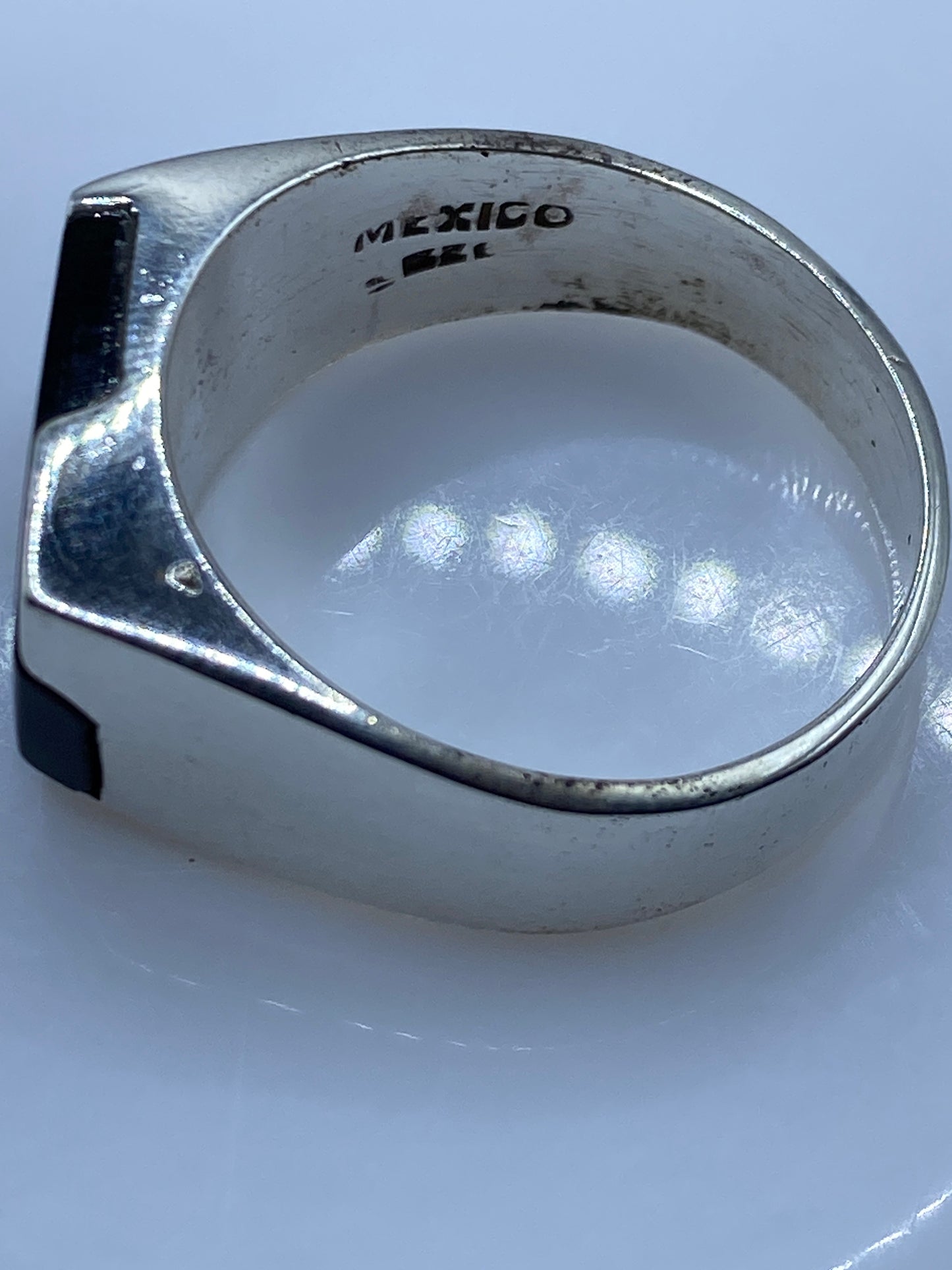 Anillo de Plata Onix Negro Engastado — Taxco .925 — foto 5