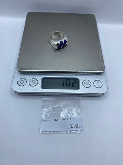 Anillo de Plata con Piedra Azul — Taxco .925 — foto 6