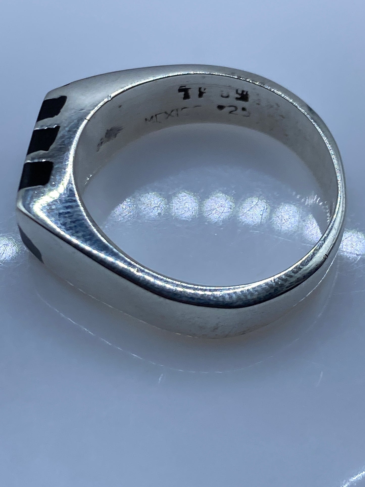 Anillo de Plata con Ónix Negro — Taxco .925 — foto 5