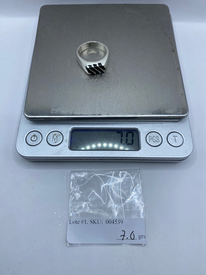 Anillo de Plata con Ónix Negro — Taxco .925 — foto 6