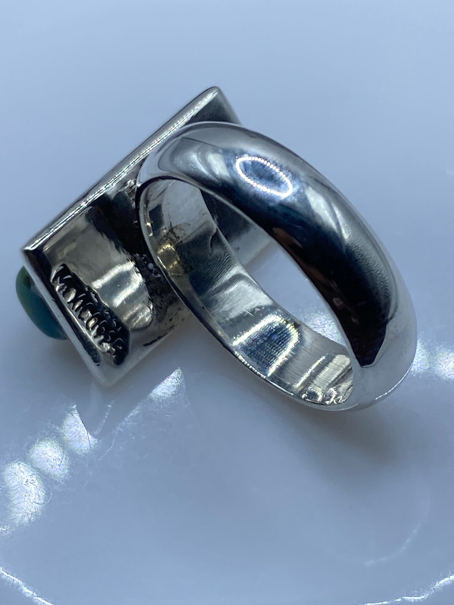 Anillo de Plata con Piedra Amarilla — Taxco .925 — foto 5