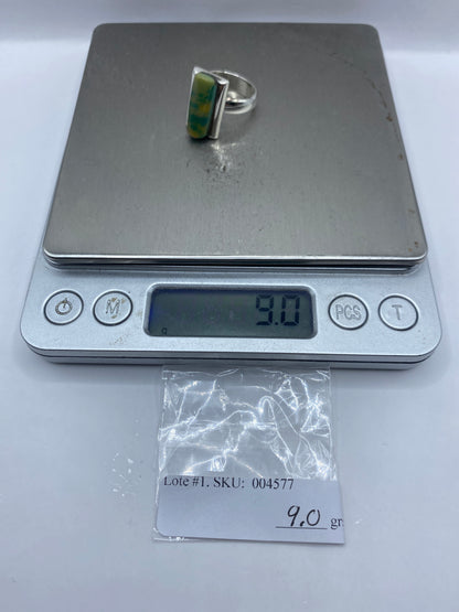 Anillo de Plata con Piedra Amarilla — Taxco .925 — foto 6