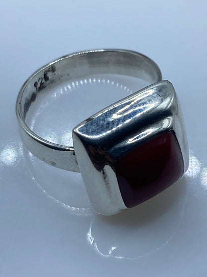 Anillo Ajustable Plata .925 con Piedra Roja — foto 5