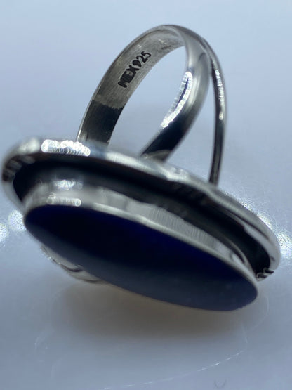 Anillo de Plata con Piedra Azul — Taxco .925 — foto 5