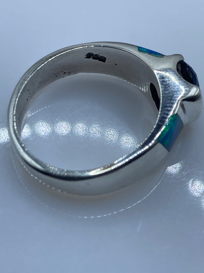 Anillo de Plata Ópalo de Fuego — Taxco .950 — foto 5