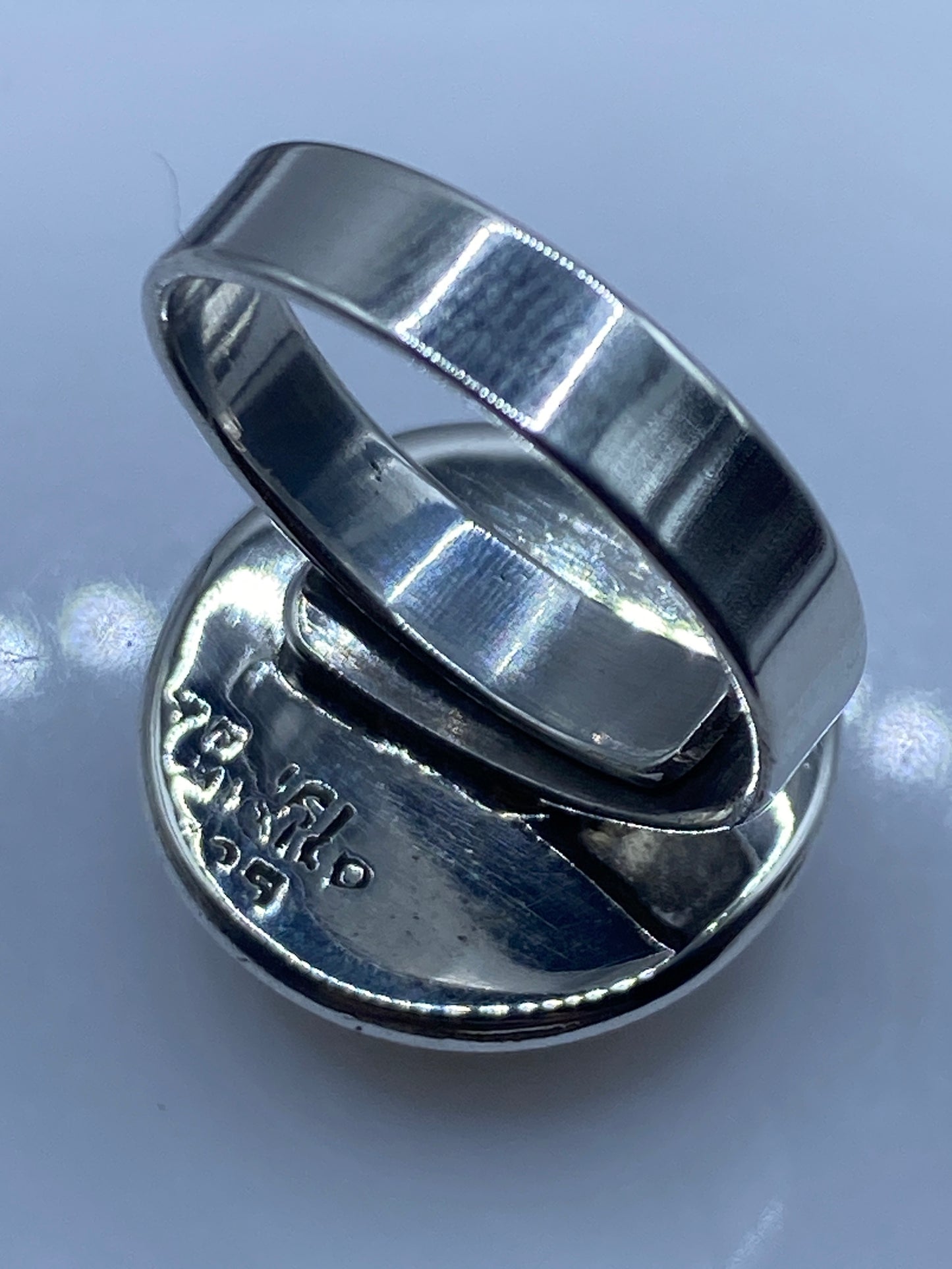 Anillo de Plata Ajustable con Piedra — Taxco .925 — foto 5