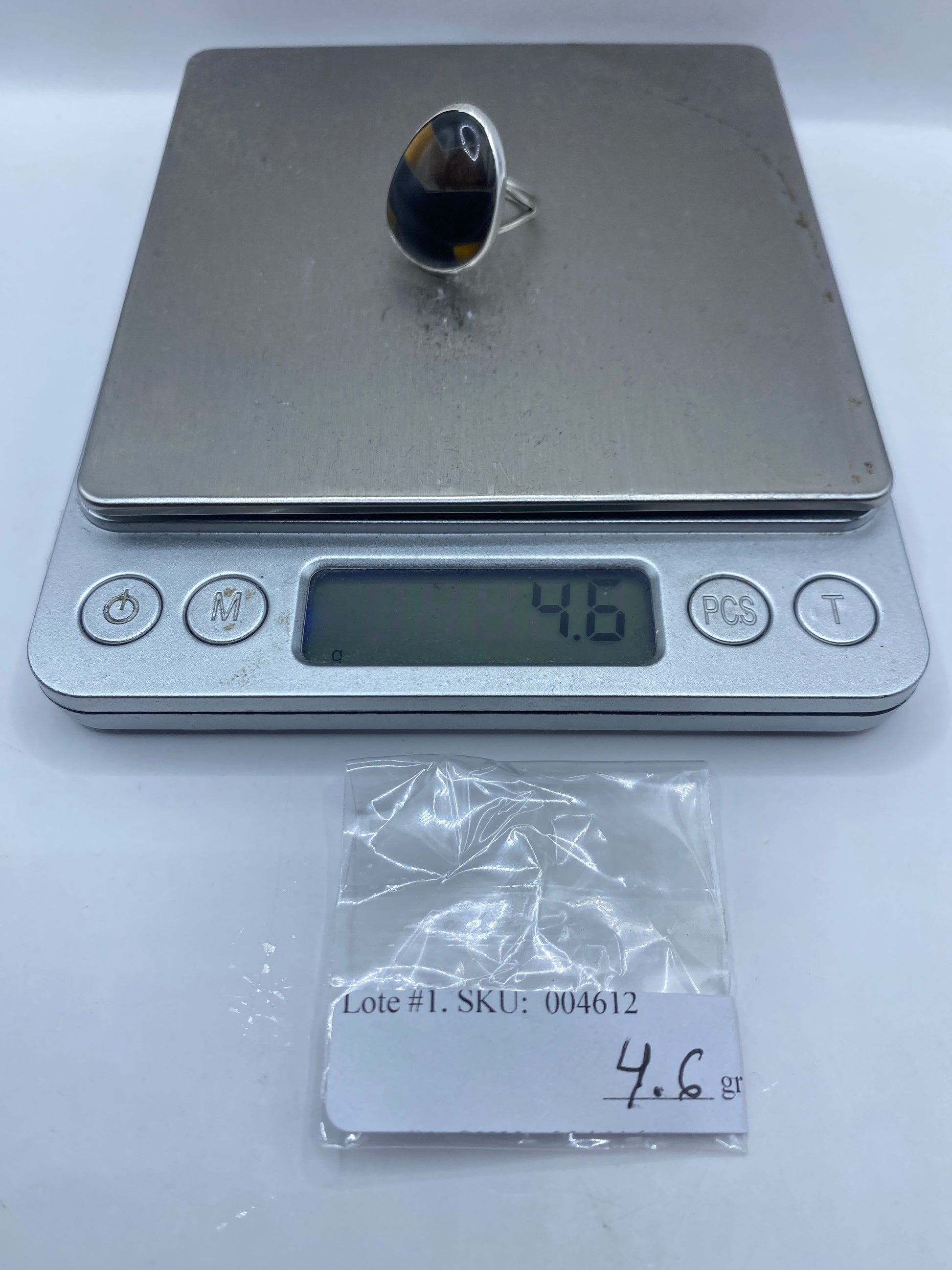 Anillo de Plata con Ónix Negro — Engaste a Mano Taxco — foto 6