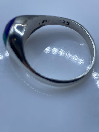 Anillo de Plata con Piedra Azul — Taxco .925 — foto 5