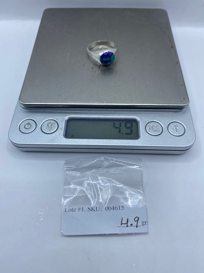 Anillo de Plata con Piedra Azul — Taxco .925 — foto 6