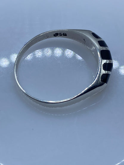 Anillo de Plata con Ónix Negro — Taxco .925 — foto 5