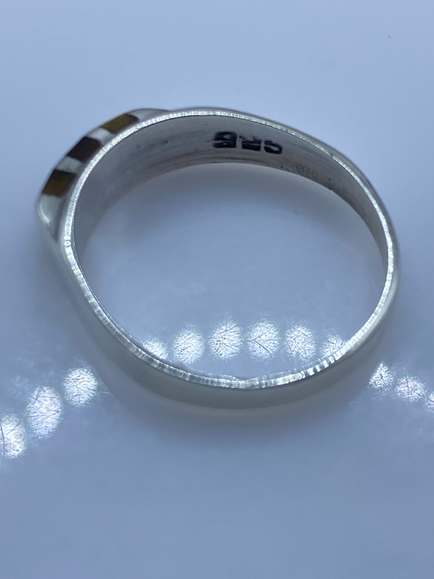 Anillo de Plata Minimalista con Piedra Engastada — Taxco .925 — foto 5