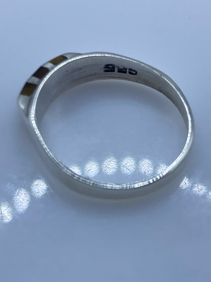 Anillo de Plata Minimalista con Piedra Engastada — Taxco .925 — foto 5