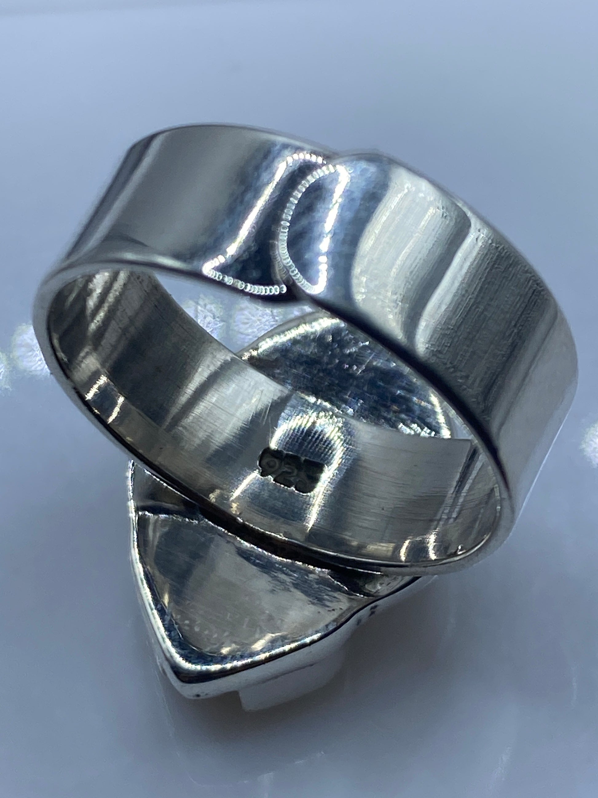 Anillo Ajustable Plata con Piedras Multicolor — Taxco .925 — foto 5