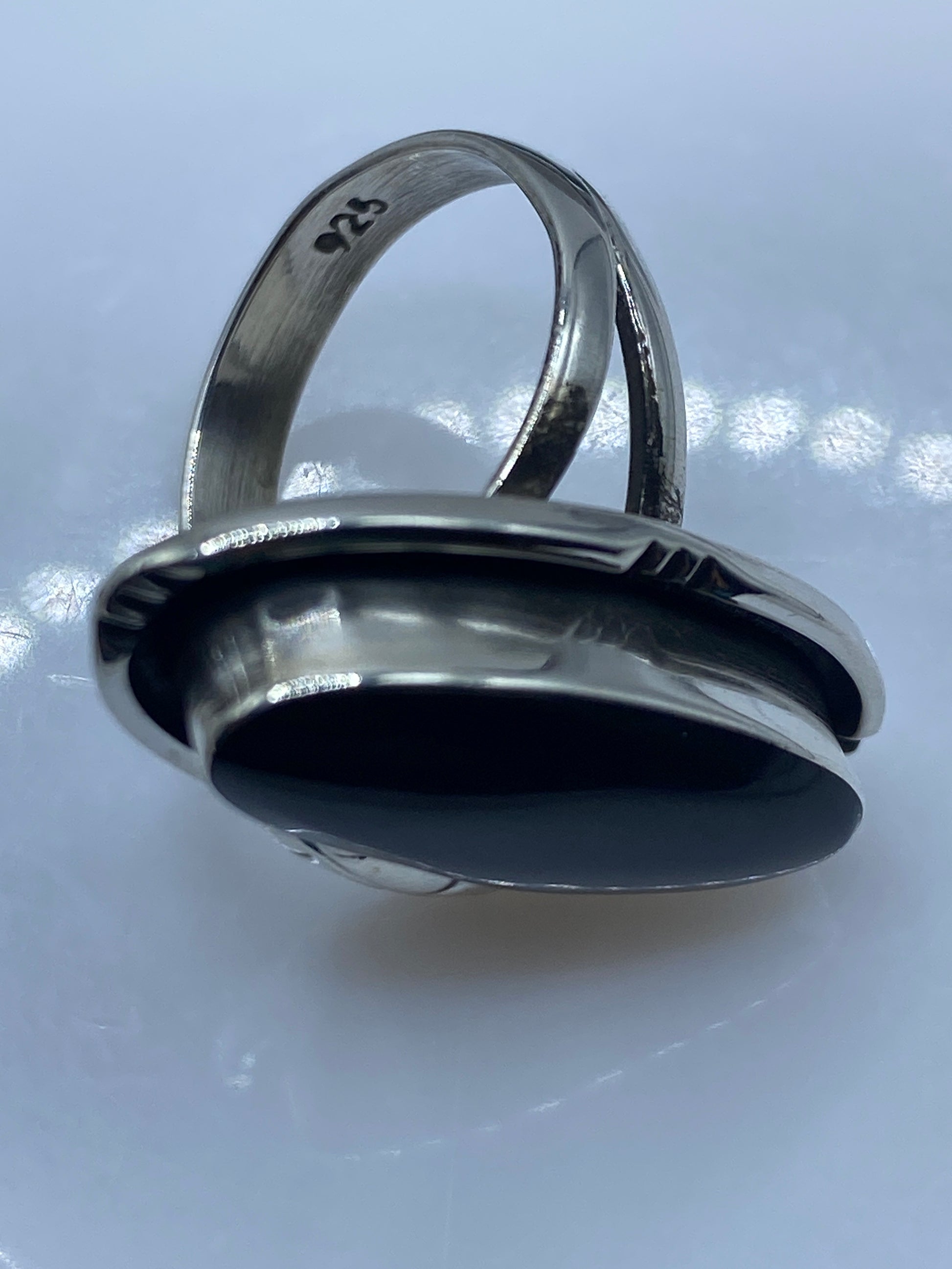 Anillo de Plata con Ónix Negro — Diseño Escultórico Taxco — foto 5