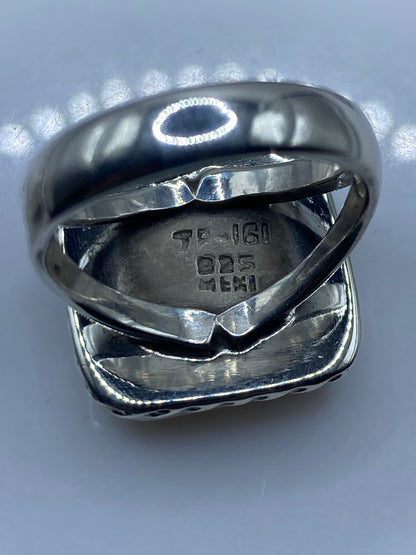 Anillo Plata .925 con Piedra Engastada — Taxco — foto 5