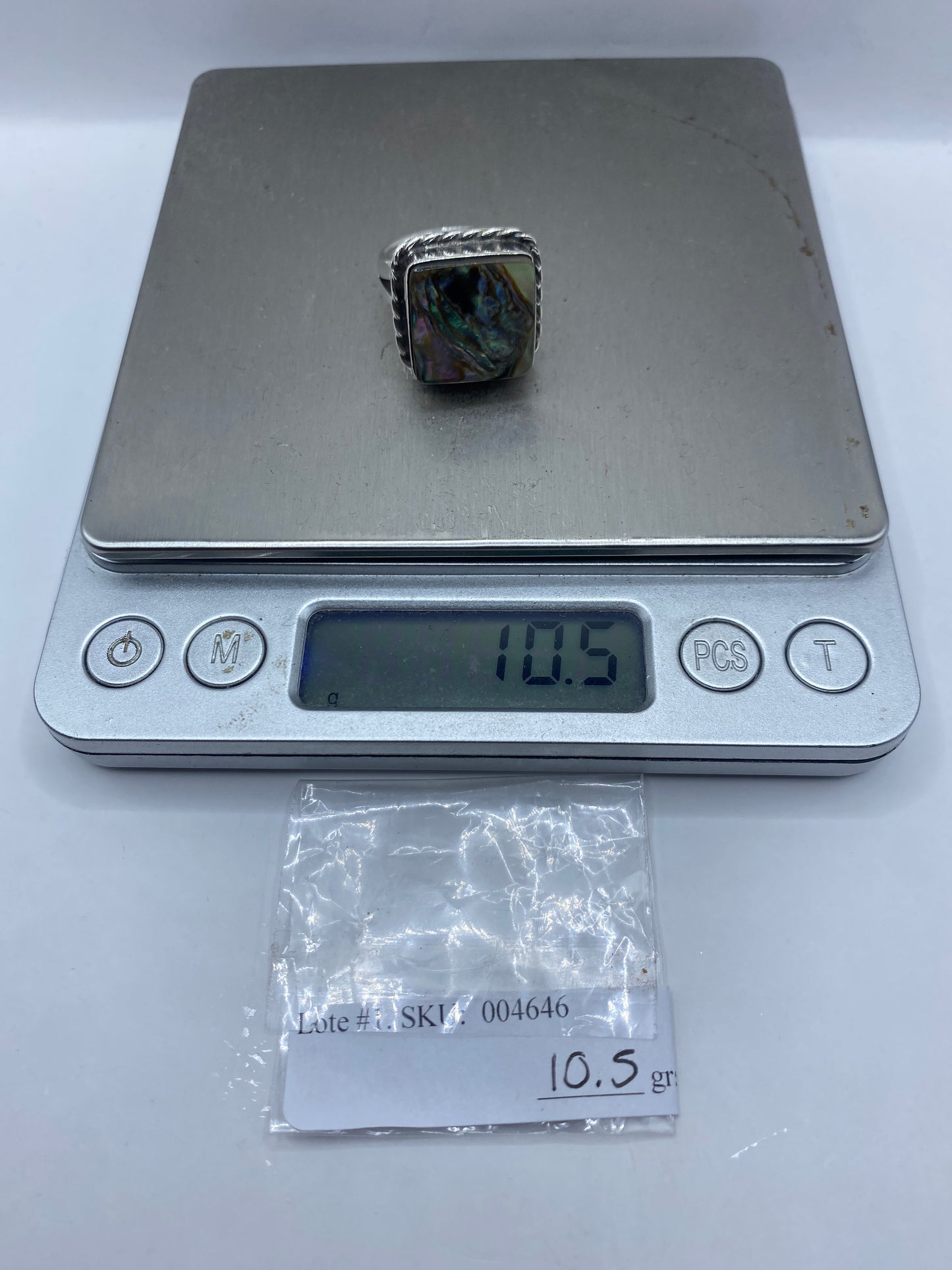 Anillo Plata .925 con Piedra Engastada — Taxco — foto 6