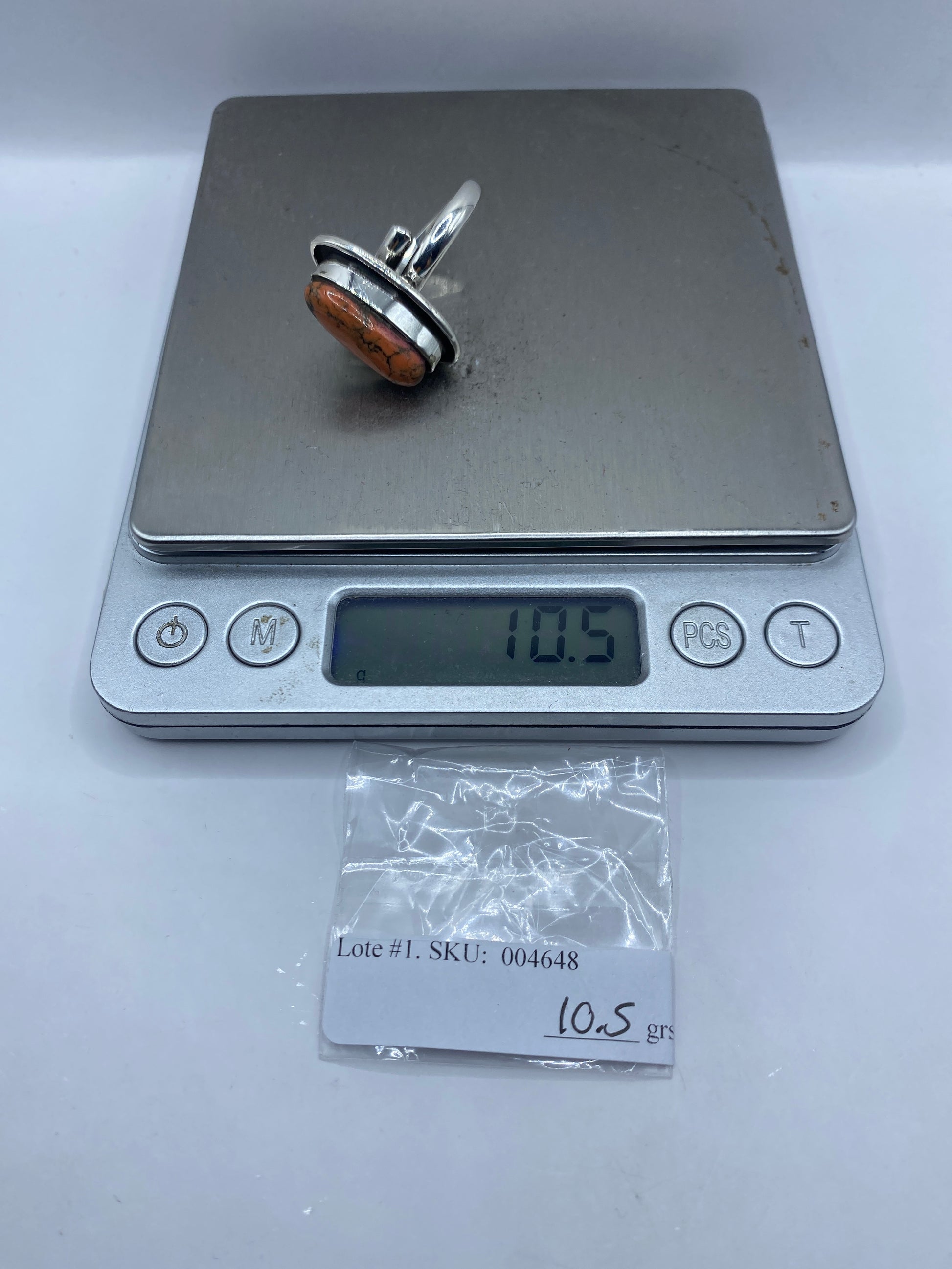 Anillo Plata con Piedra Natural — Envolvente Taxco .925 — foto 6