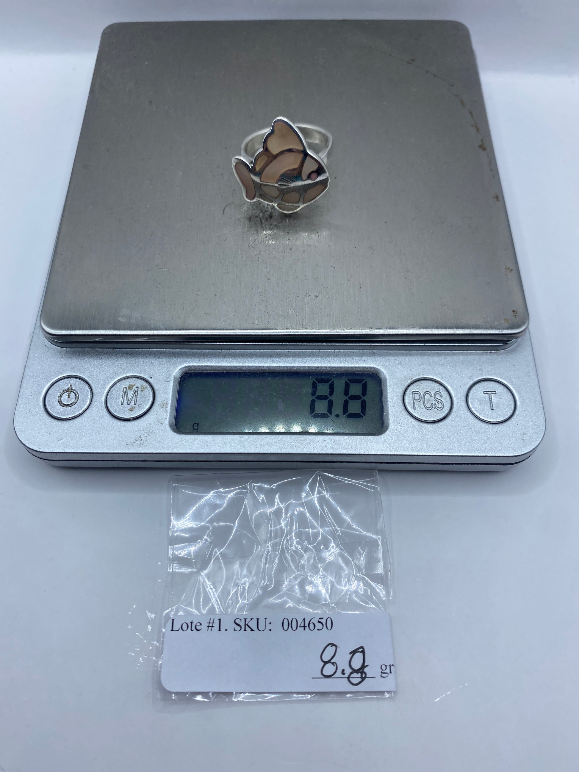 Anillo de Plata .925 con Piedra Incrustada — Taxco — foto 6