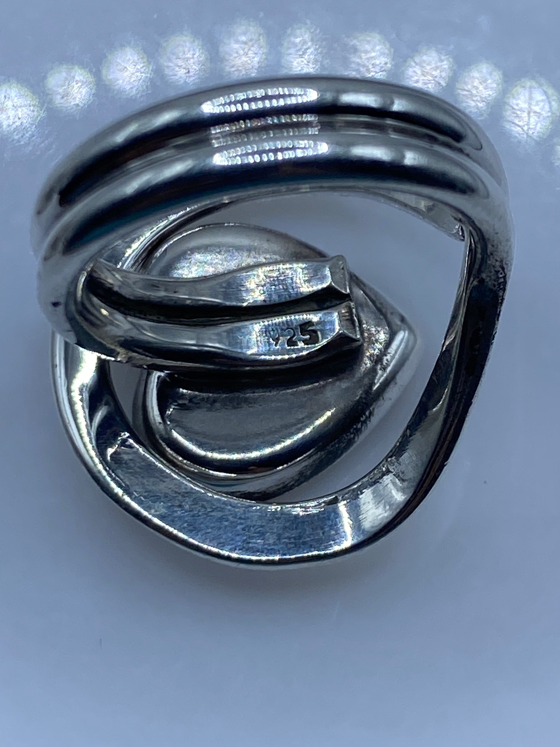 Anillo de Plata con Turquesa Azul Cielo — Taxco .925 — foto 5