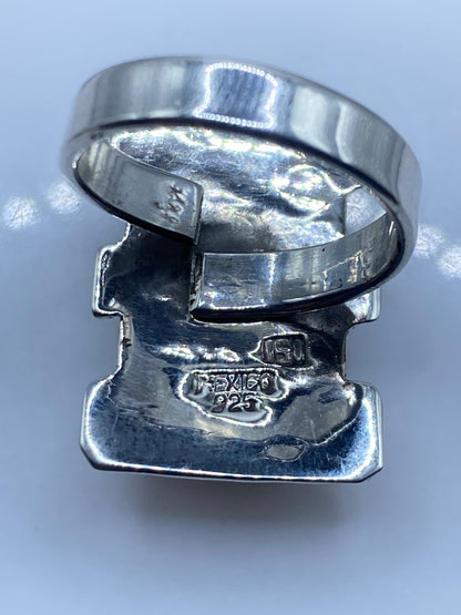 Anillo Ajustable de Plata con Piedras Multicolor — Taxco — foto 5