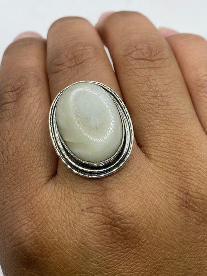 Perla blanca sobre base de plata Taxco