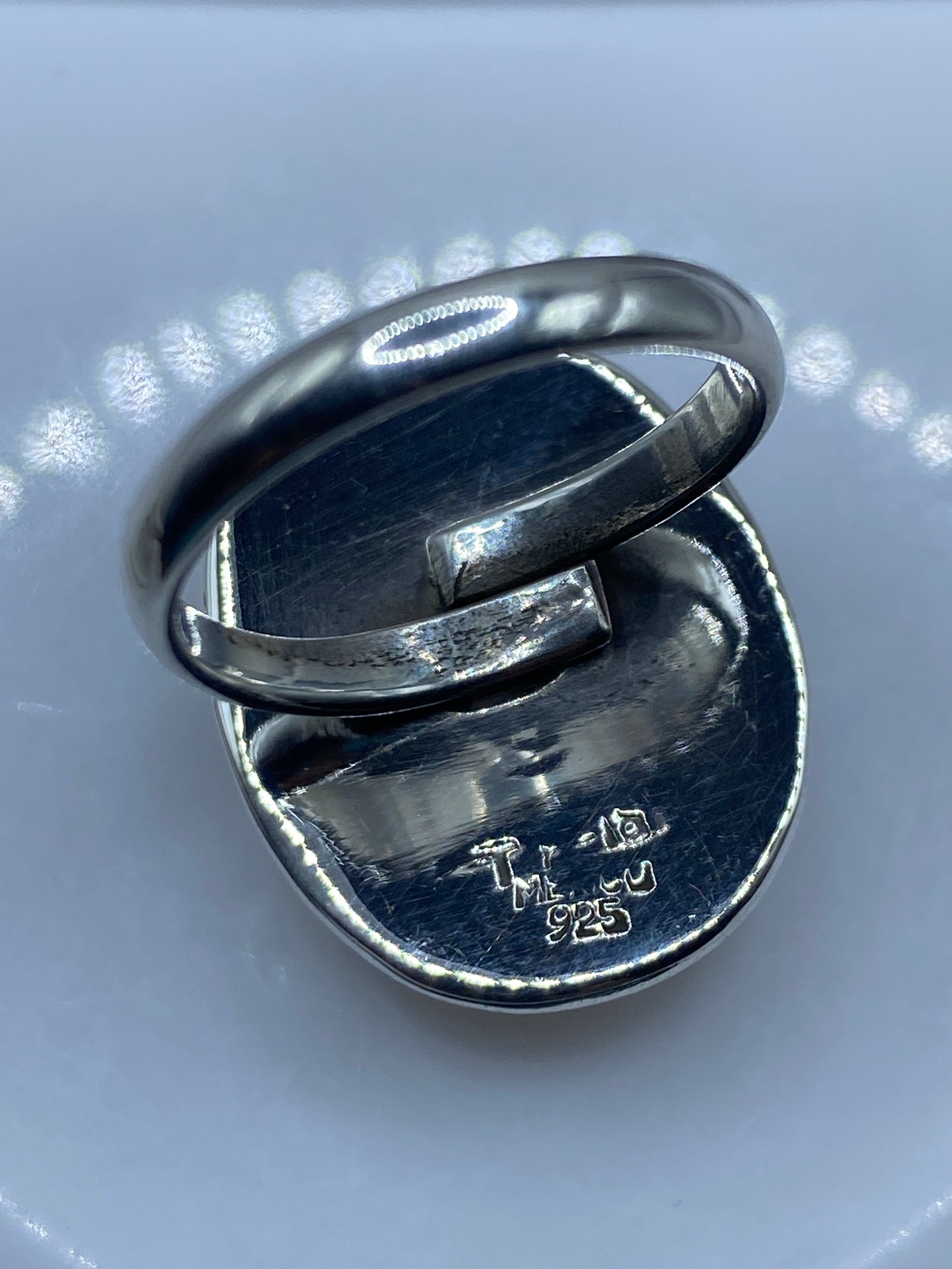 Anillo de Plata Ajustable con Perla — Taxco .925 — foto 5
