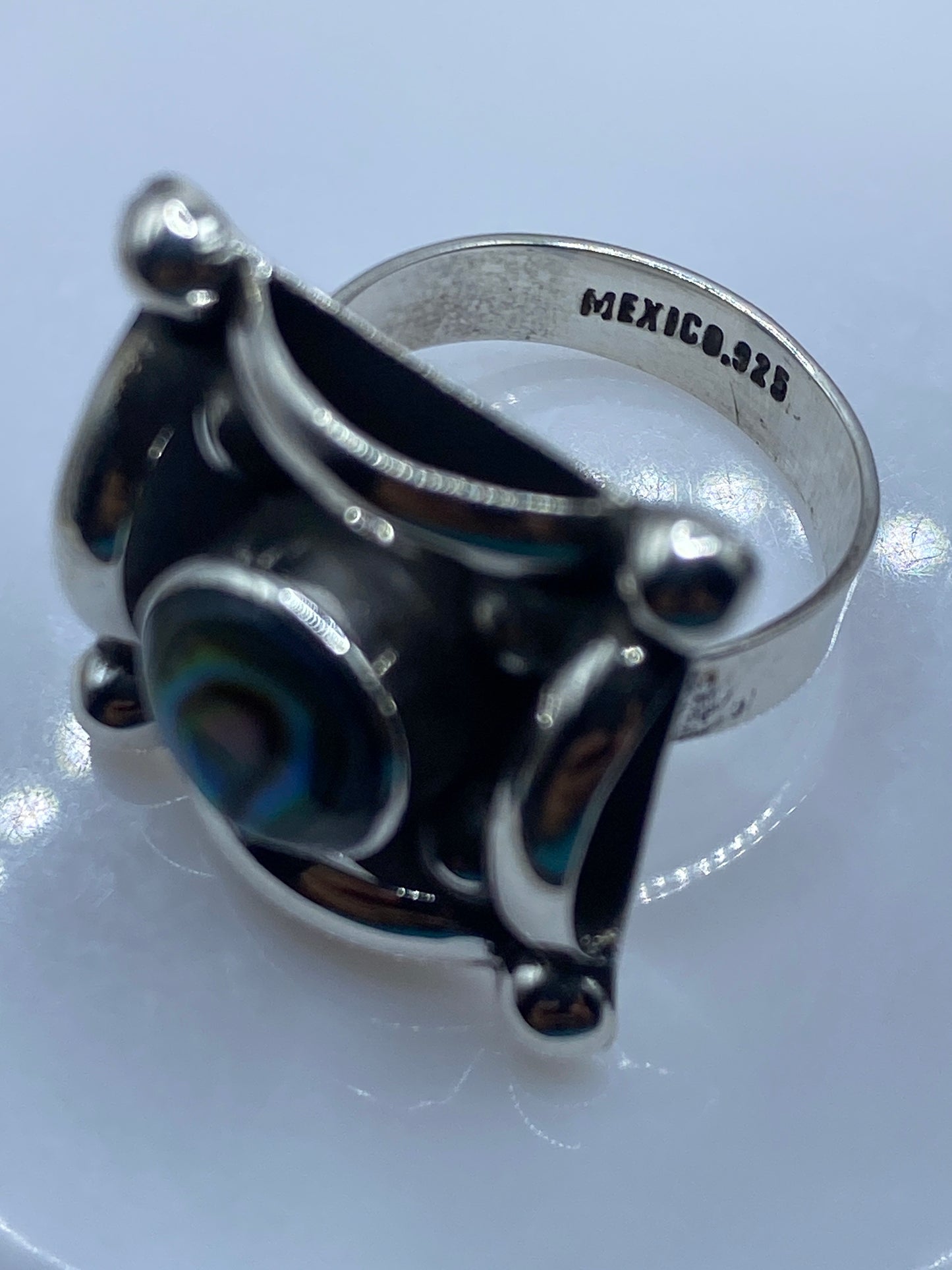 Anillo de Plata Solitario Ajustable — Taxco .925 — foto 5