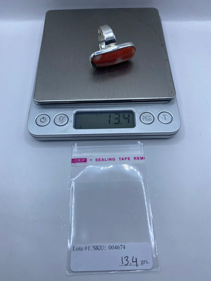 Anillo Ajustable de Plata con Piedra — Taxco .925 — foto 6